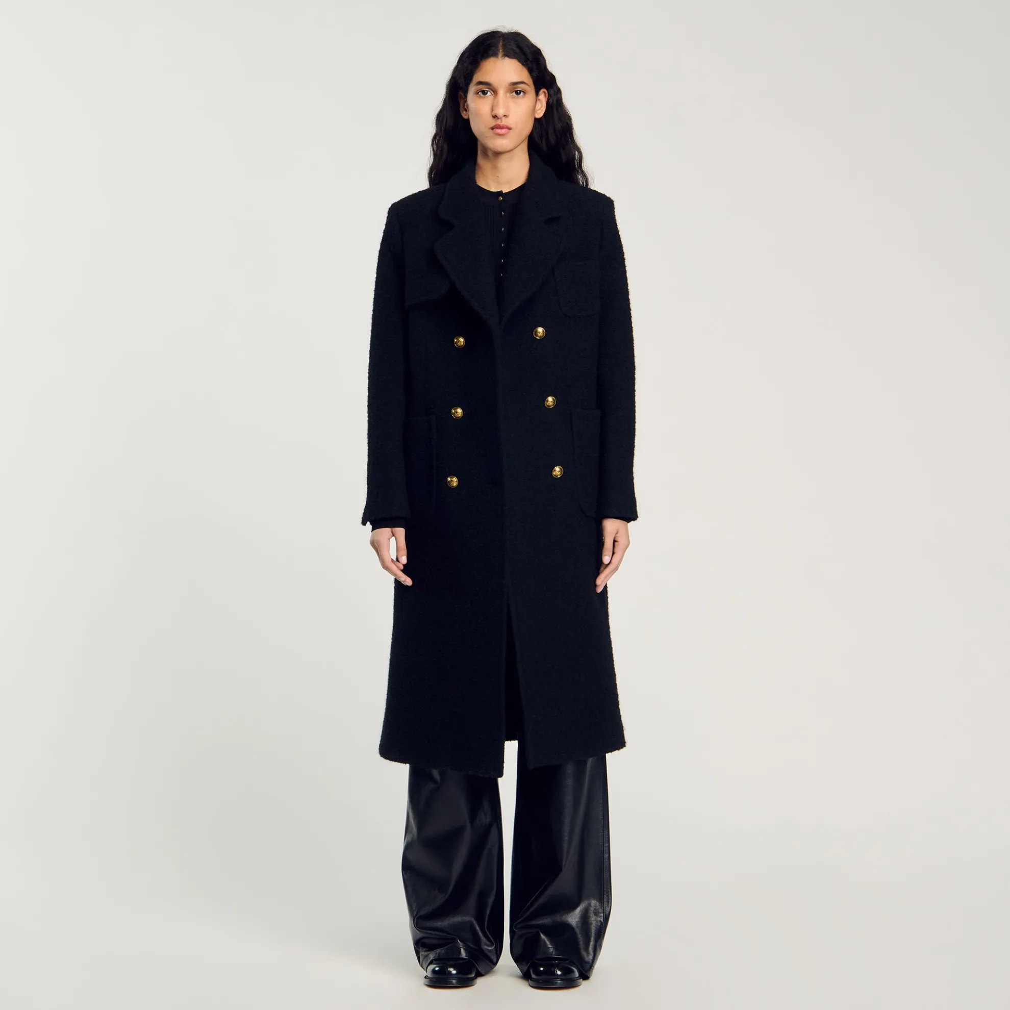 Lange Mantel Double-breasted