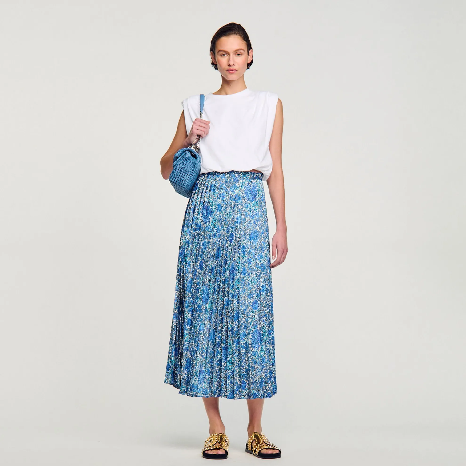 Lange Rok Soepelvallend Bloemenprint