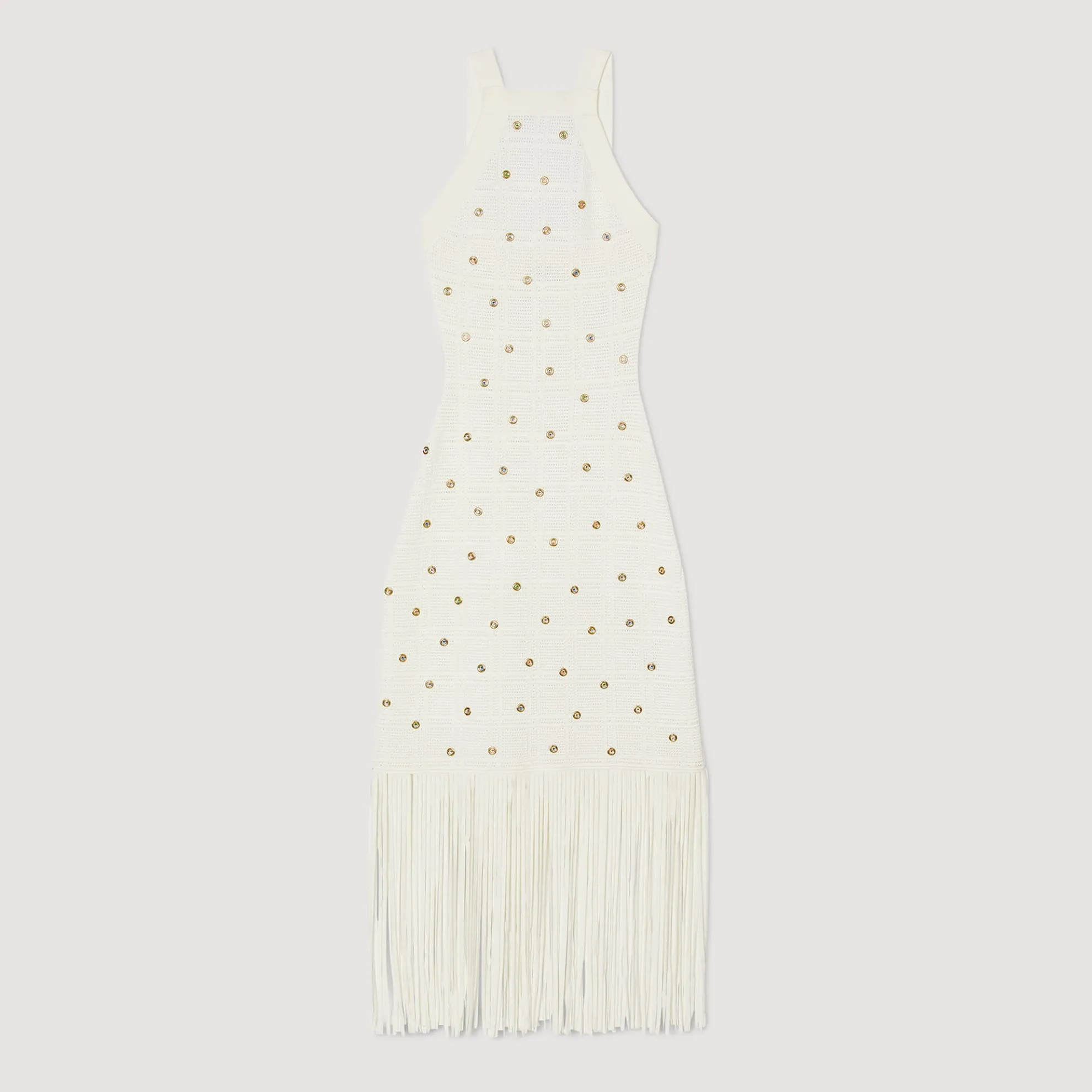 Midi Jurk Met Franjes