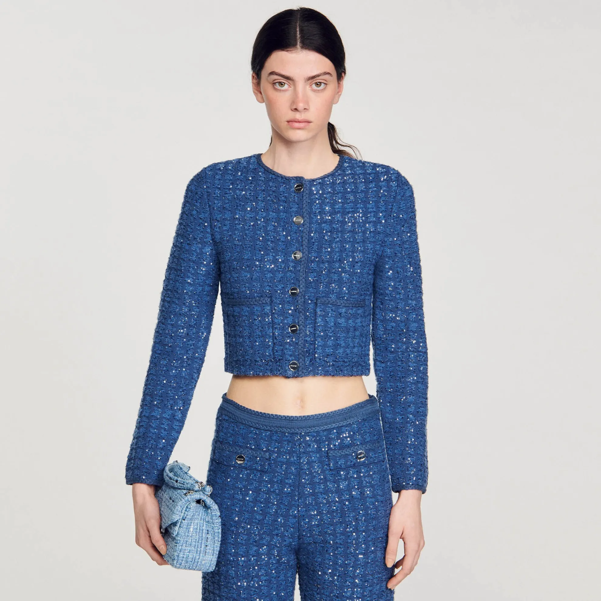 Mini Handtas Yza Tweed