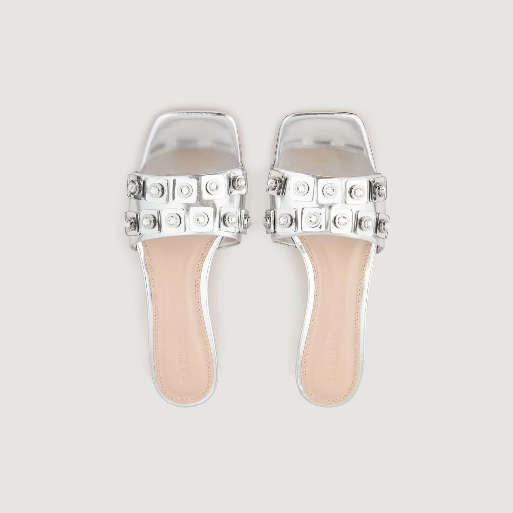 Muiltjes Metallic Leer