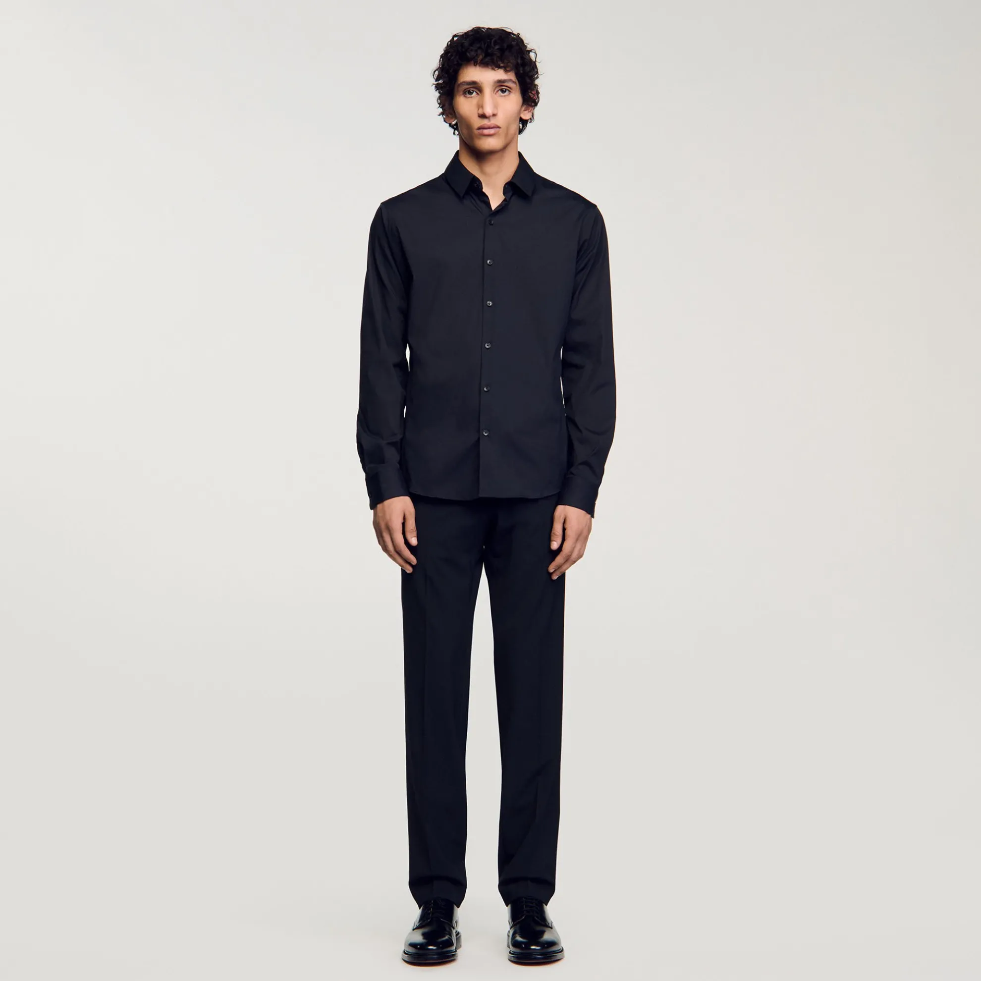 Nauwsluitend Overhemd Van Stretchkatoen