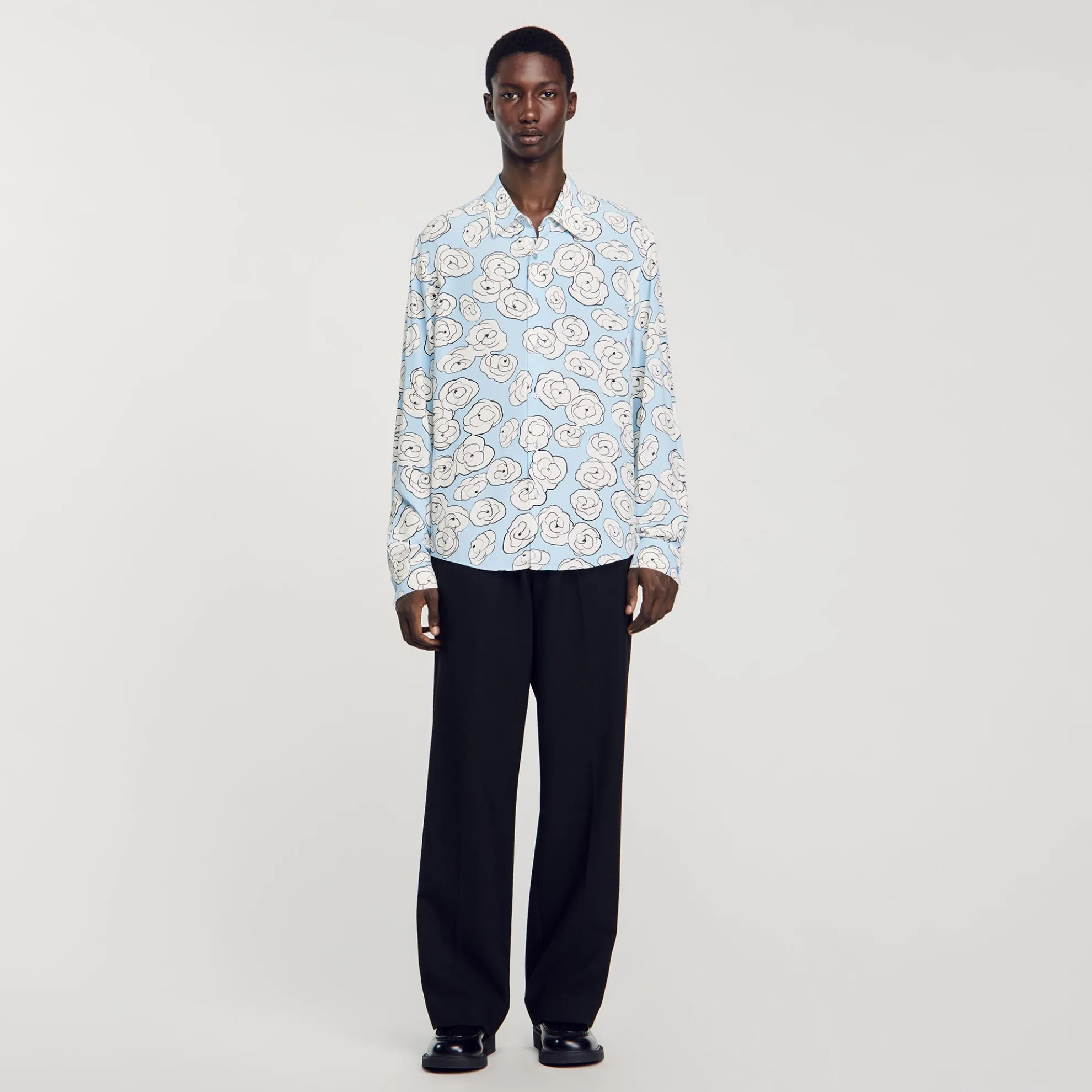 Overhemd Met Camelia Print