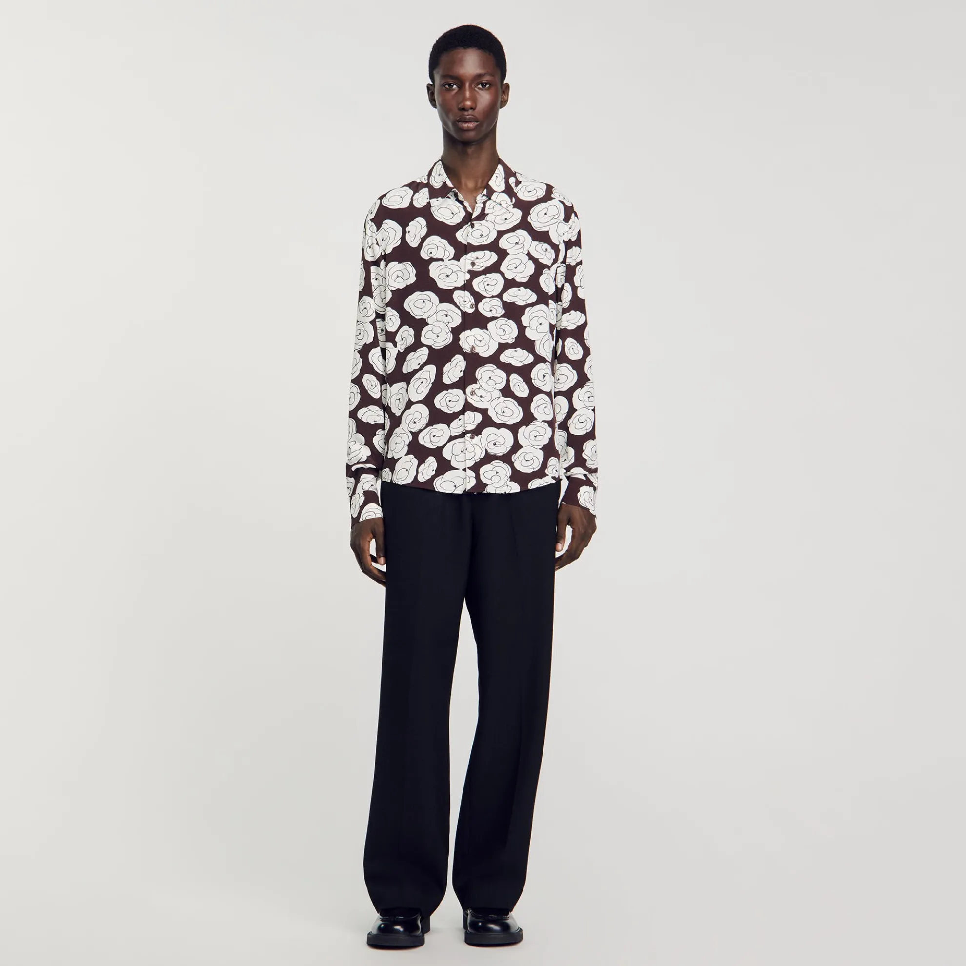 Overhemd Met Camelia Print