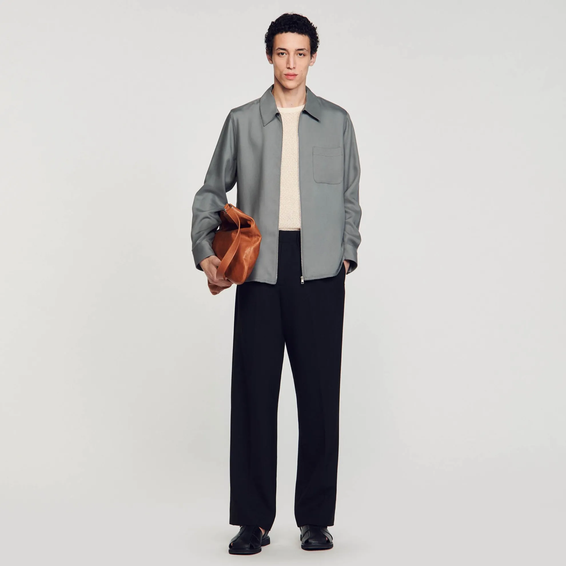 Overhemd Met Ritssluiting