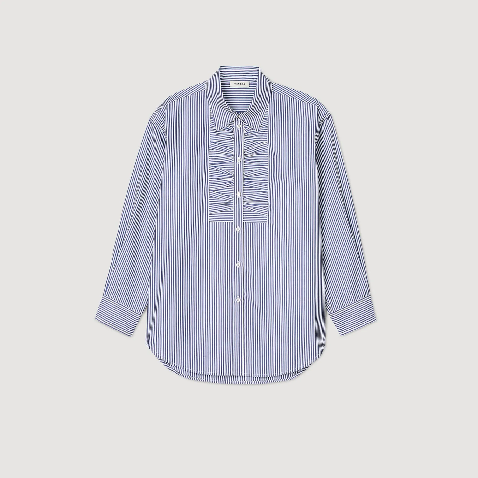 Overhemdblouse Geruit Met Stras