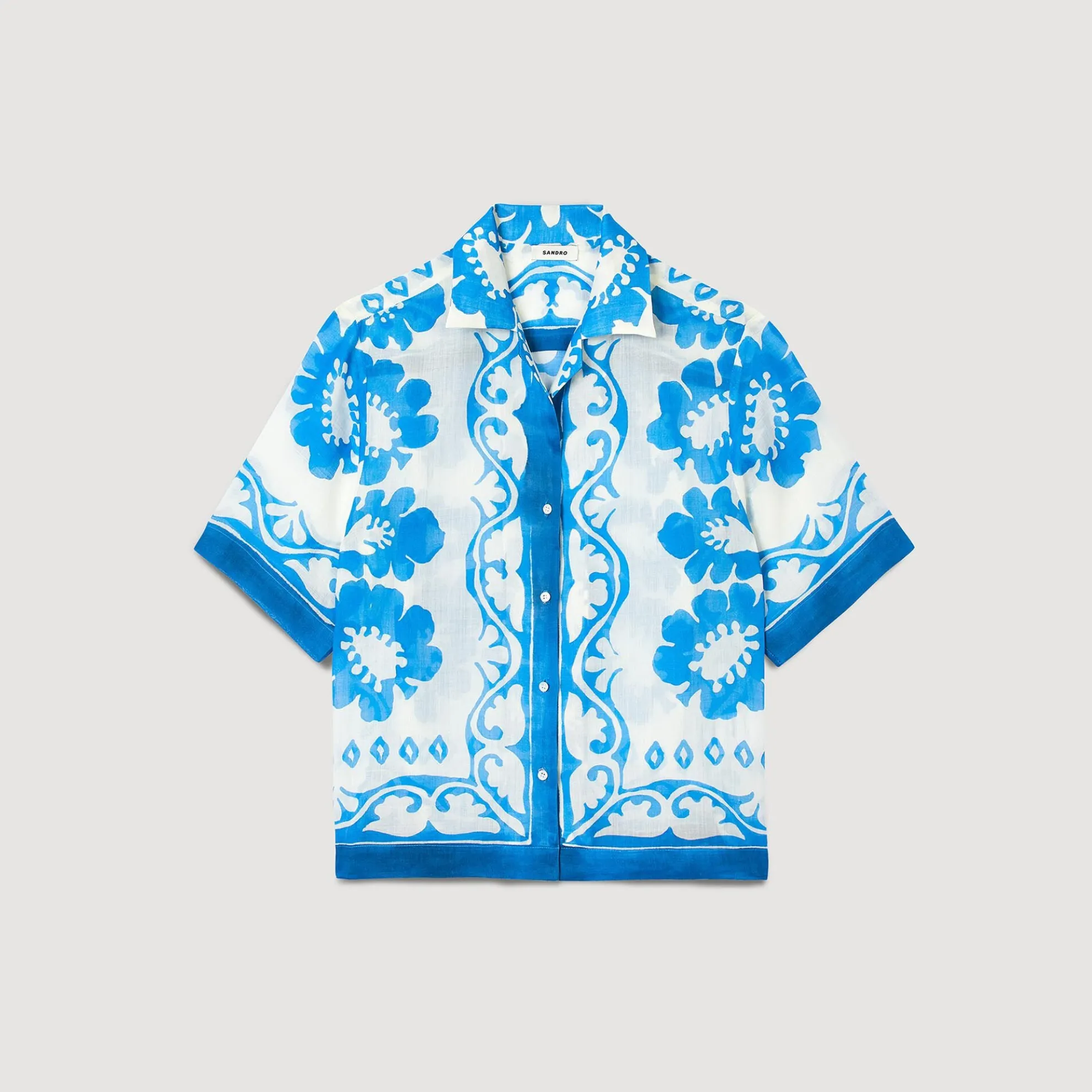 Overhemdblouse Met Print