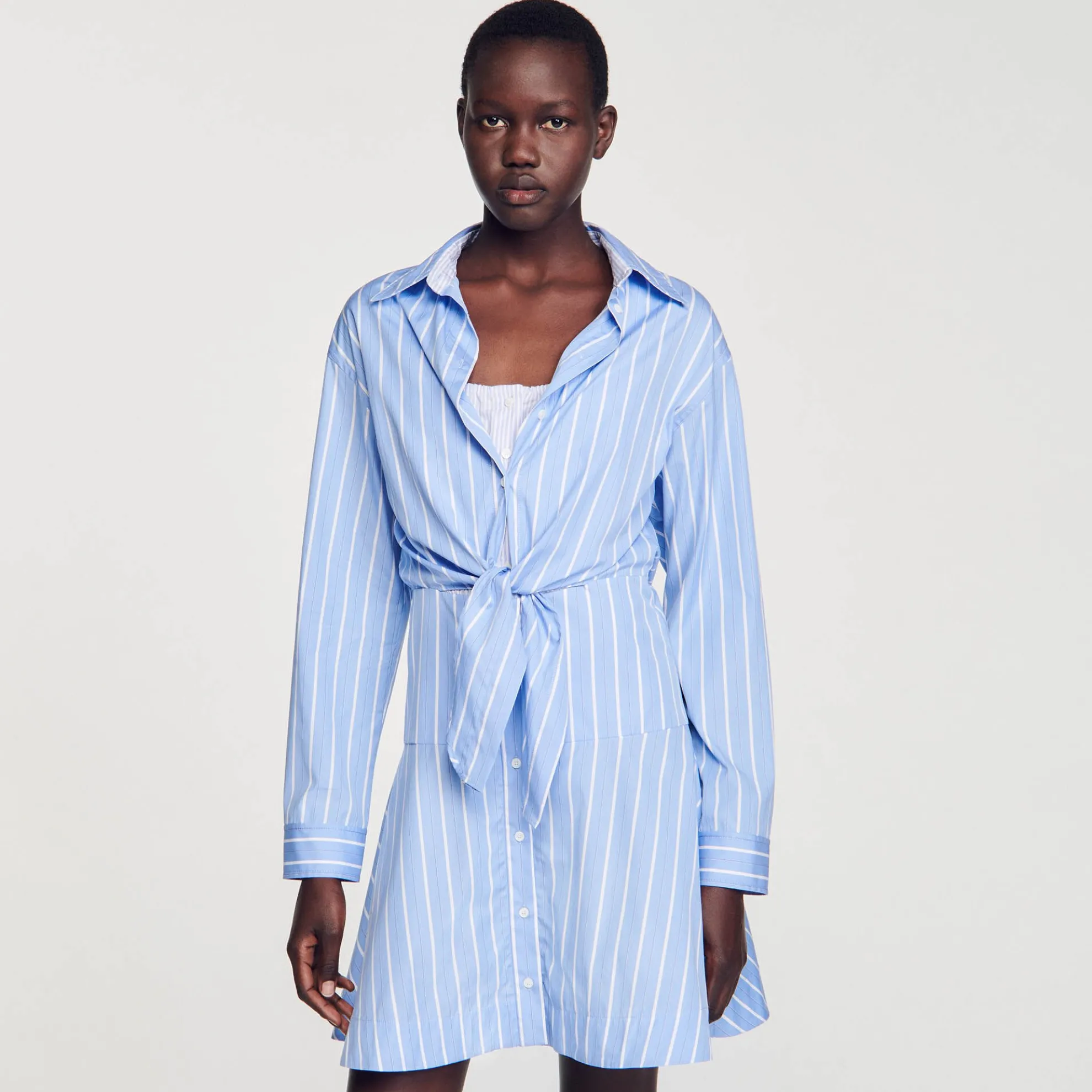 Overhemdjurk Striksluiting Gestreept