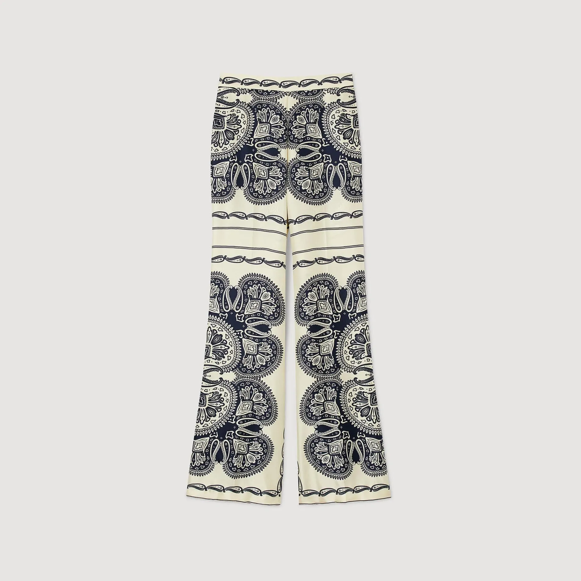 Pantalon Soepelvallend Met Print
