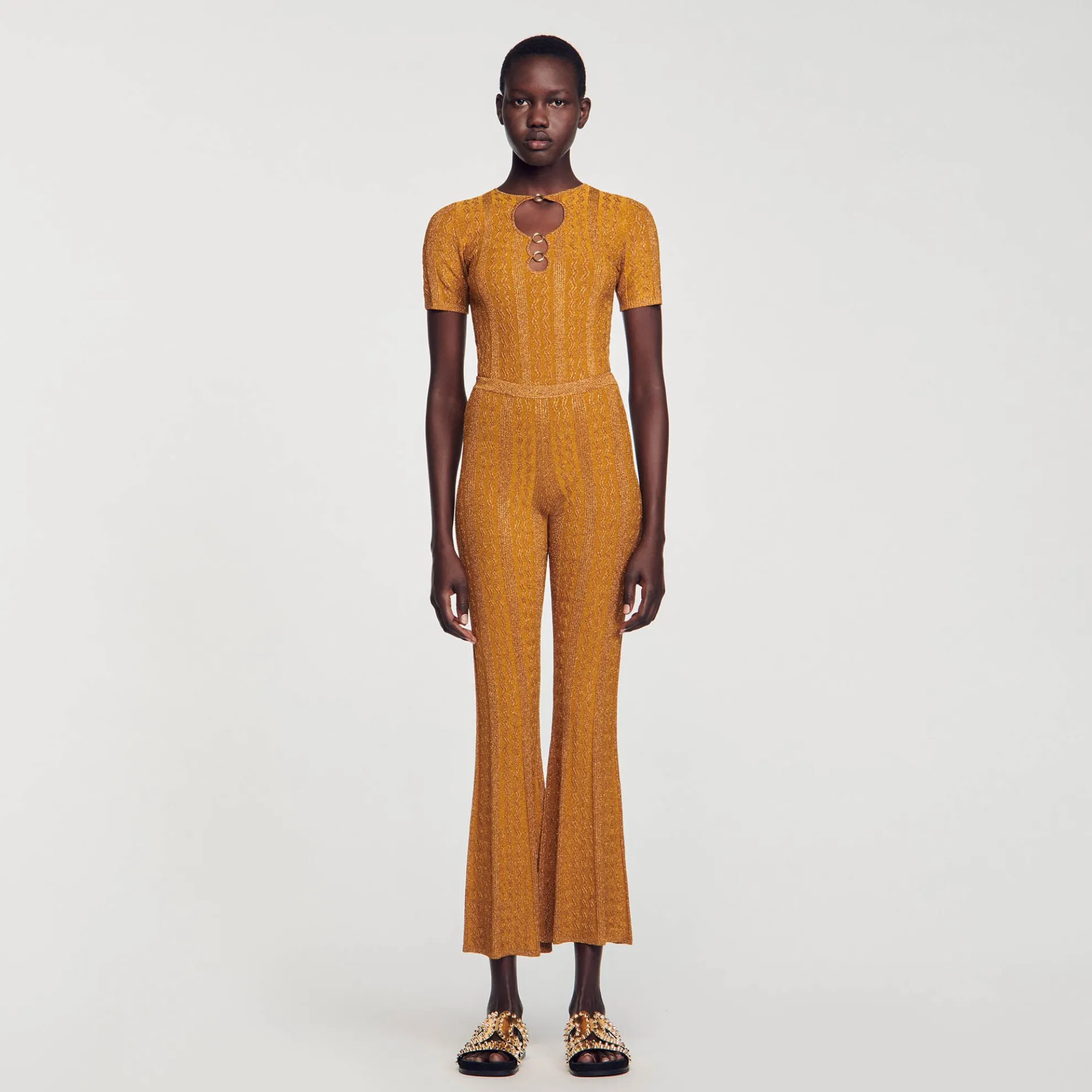 Pantalon Van Metallic Tricot