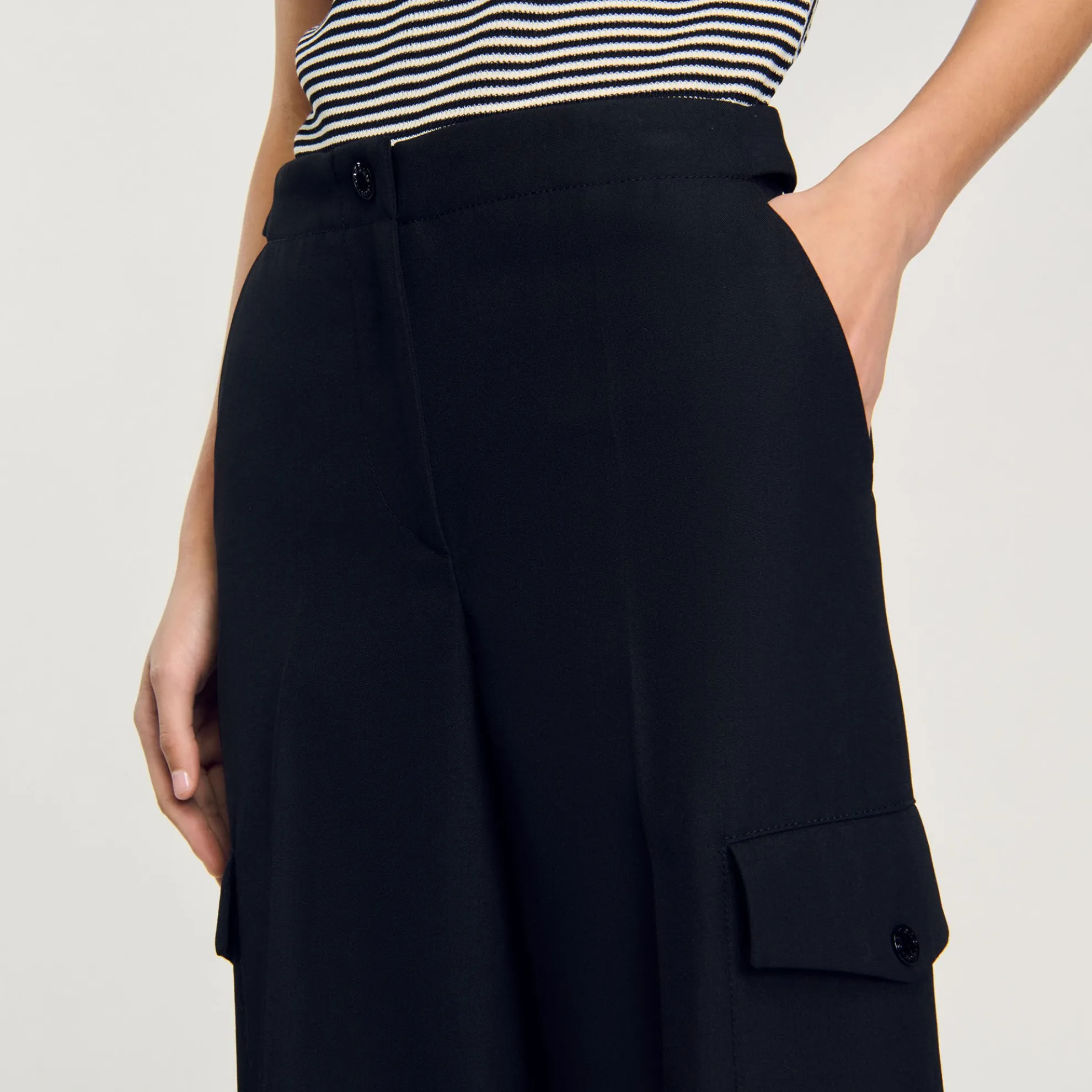 Pantalon Wijdvallend