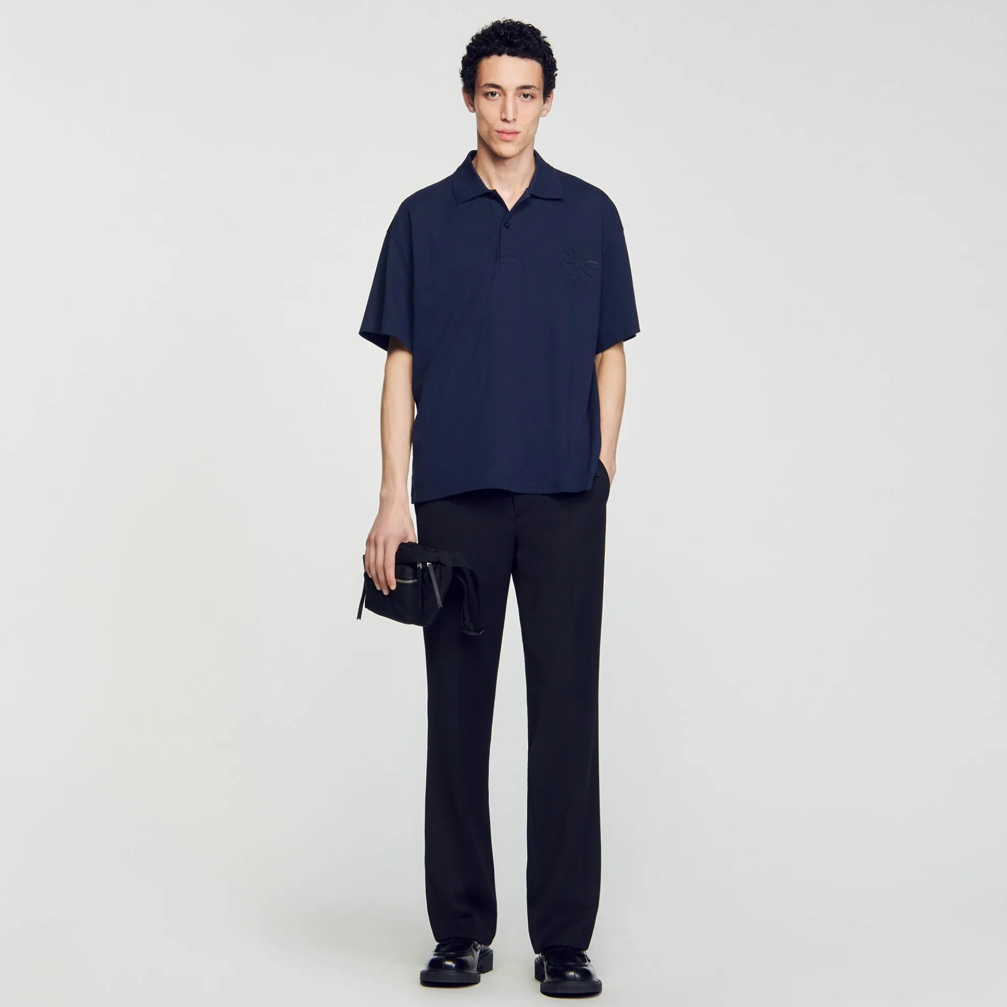 Poloshirt Van Katoen Met Bloem