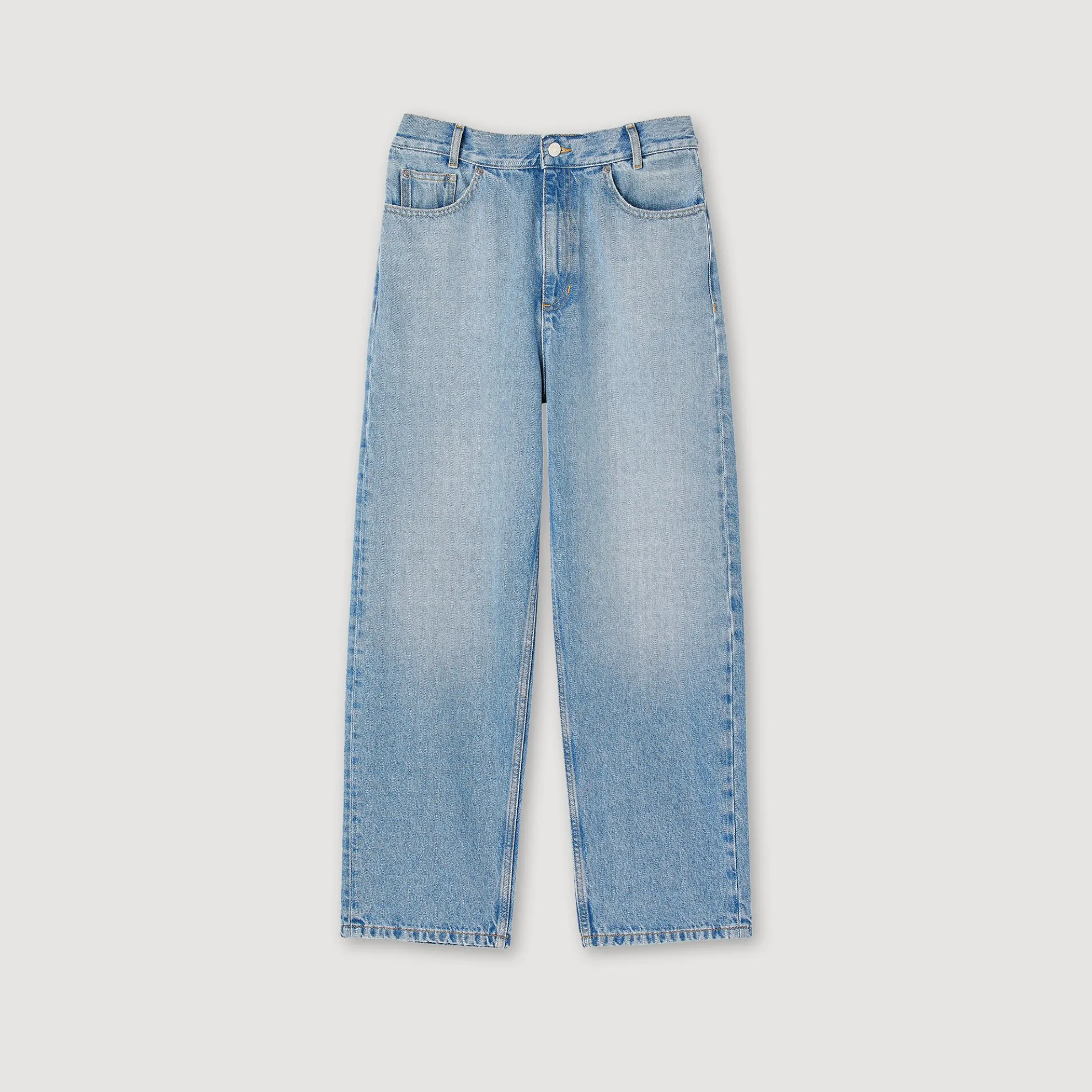 Rechte Jeans Met Lage Taille