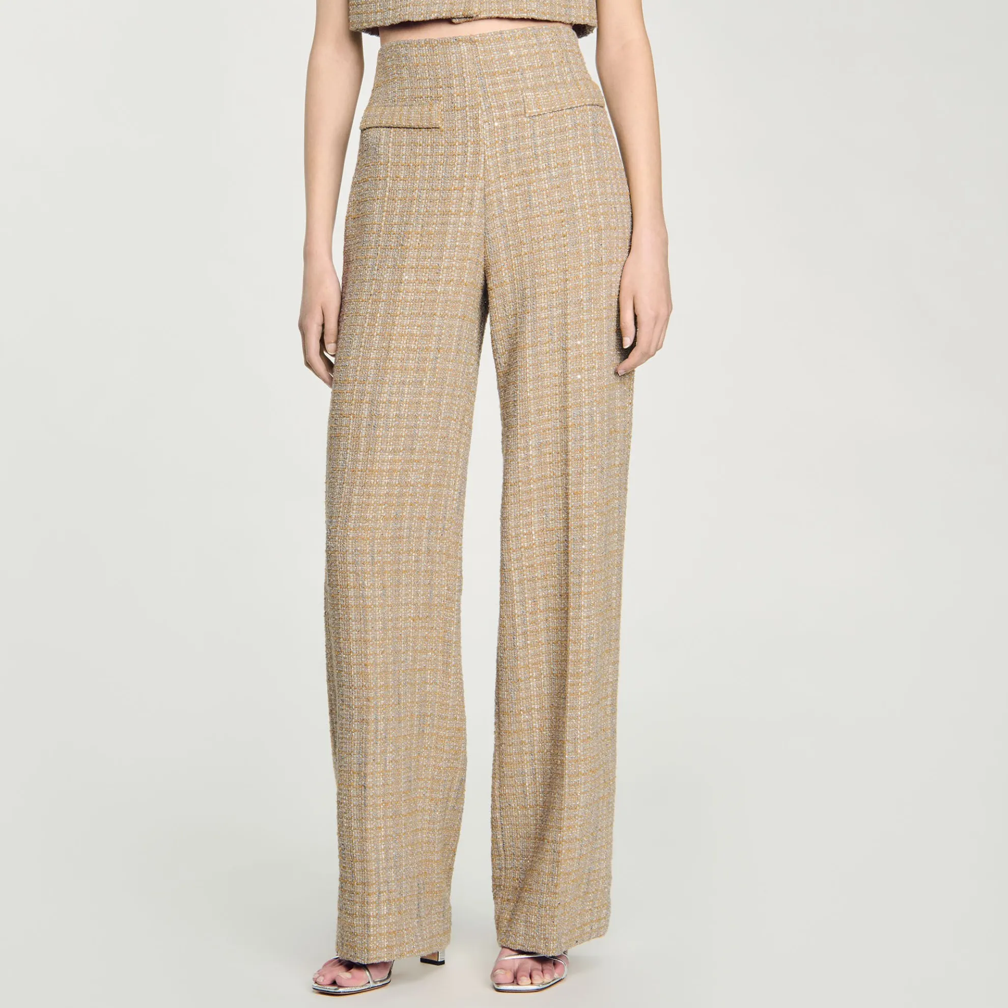Rechte Tweed Broek