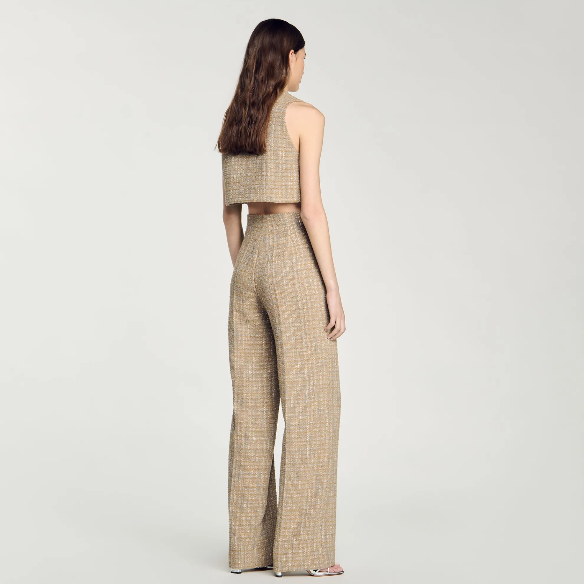 Rechte Tweed Broek