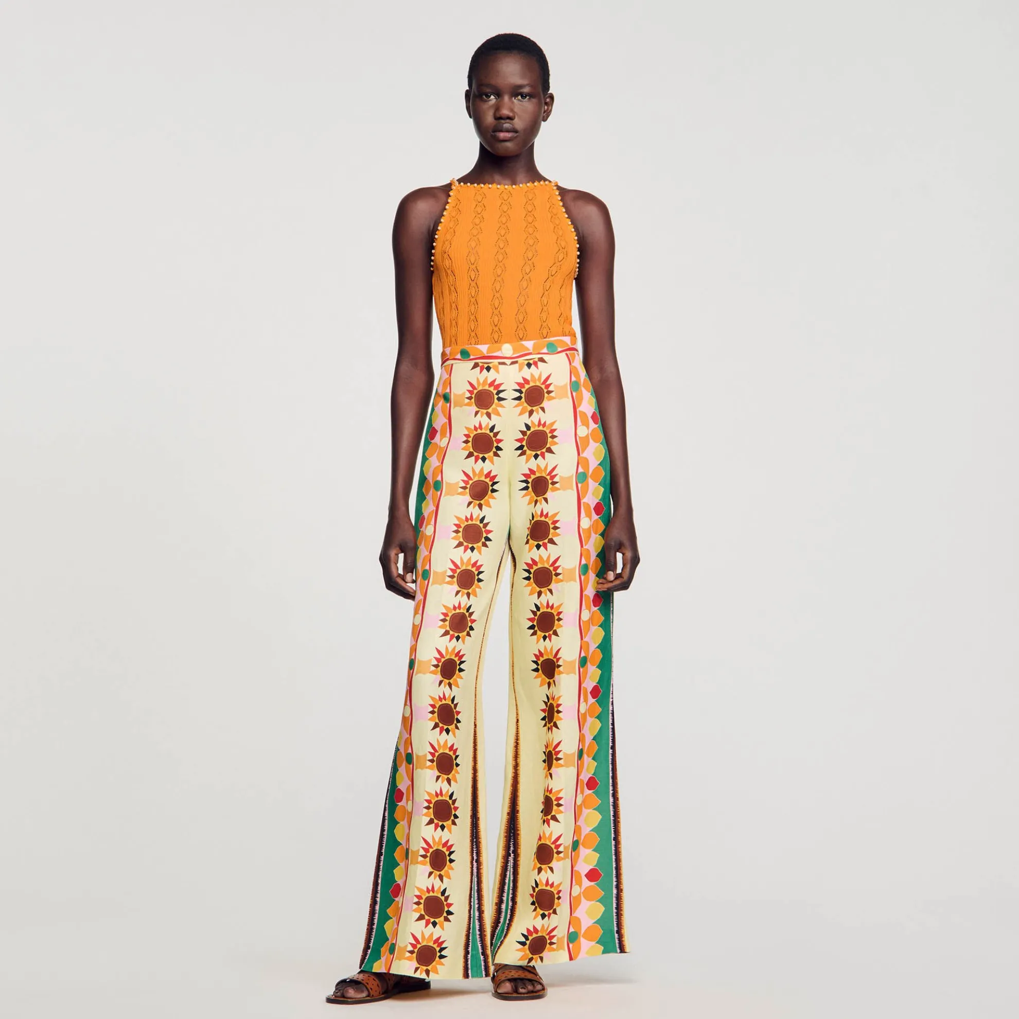 Singlet Gebreid Met Parels