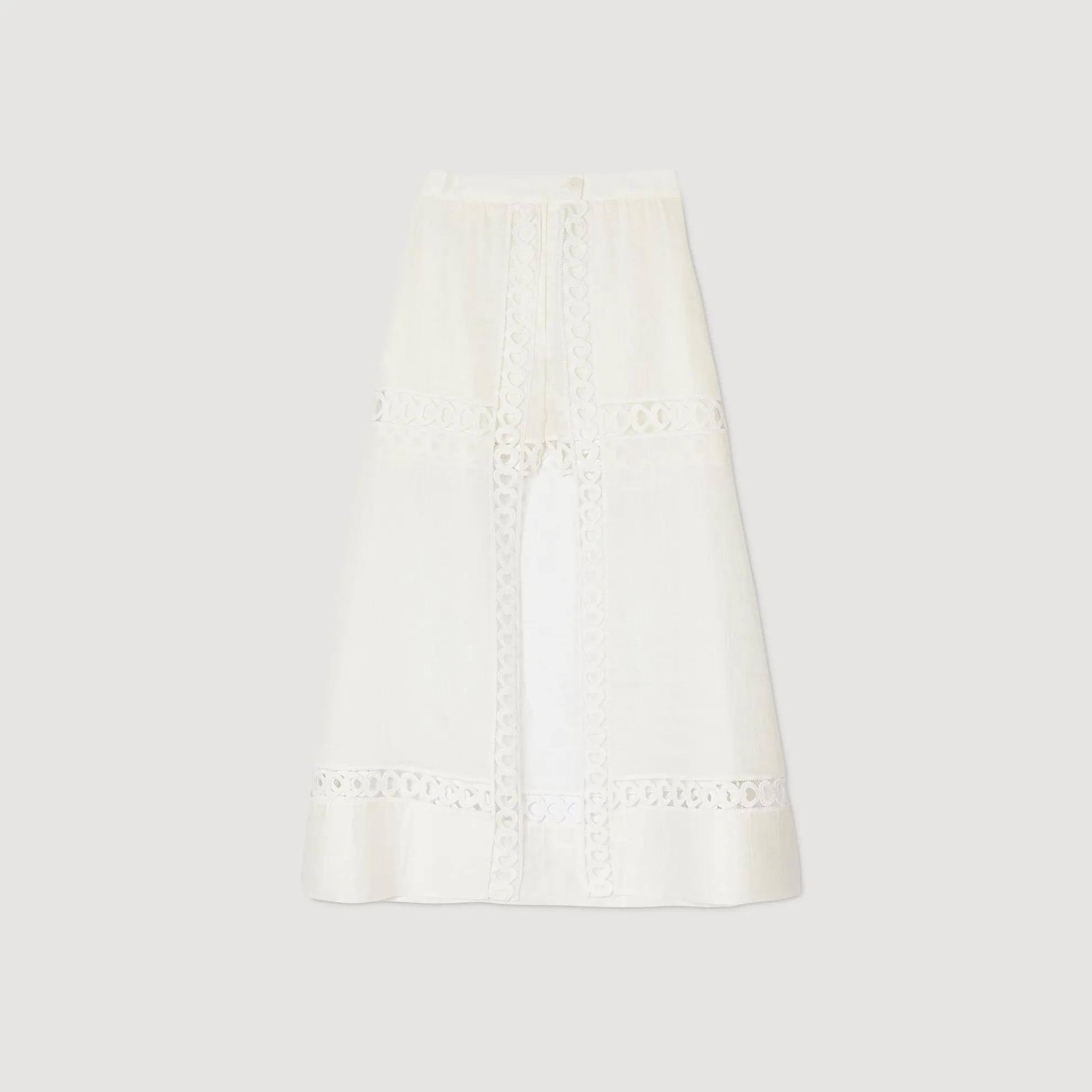 Skort Lang Mix Van Linnen