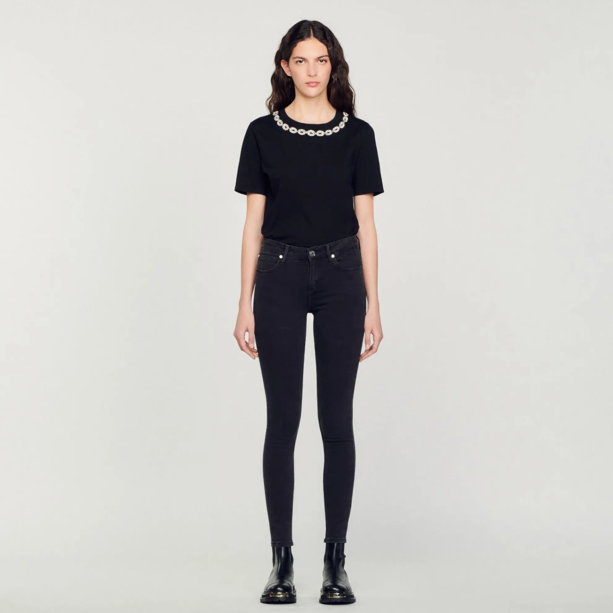 Slim Fit Jeans Normale Taille