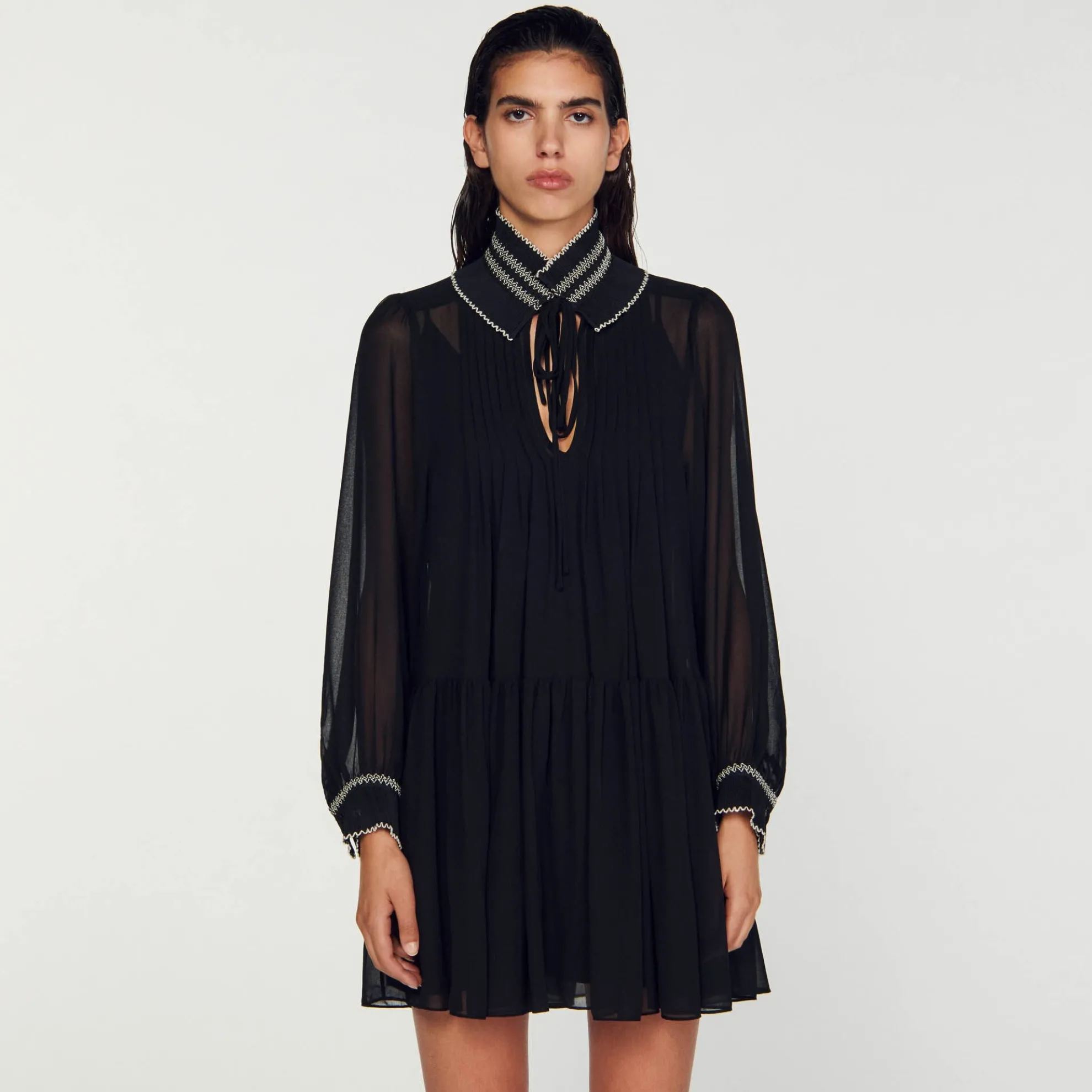 Soepele Chiffon Jurk