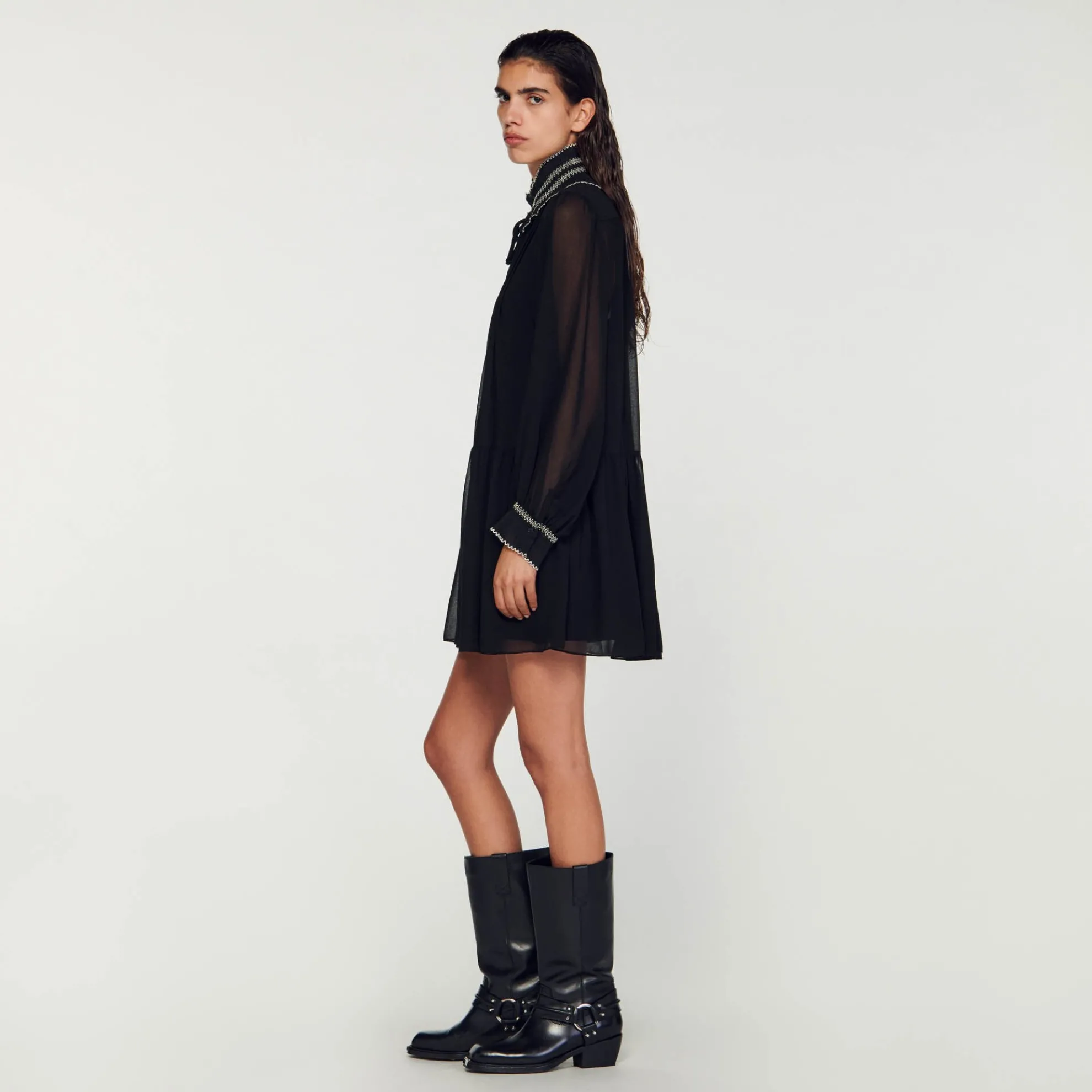 Soepele Chiffon Jurk