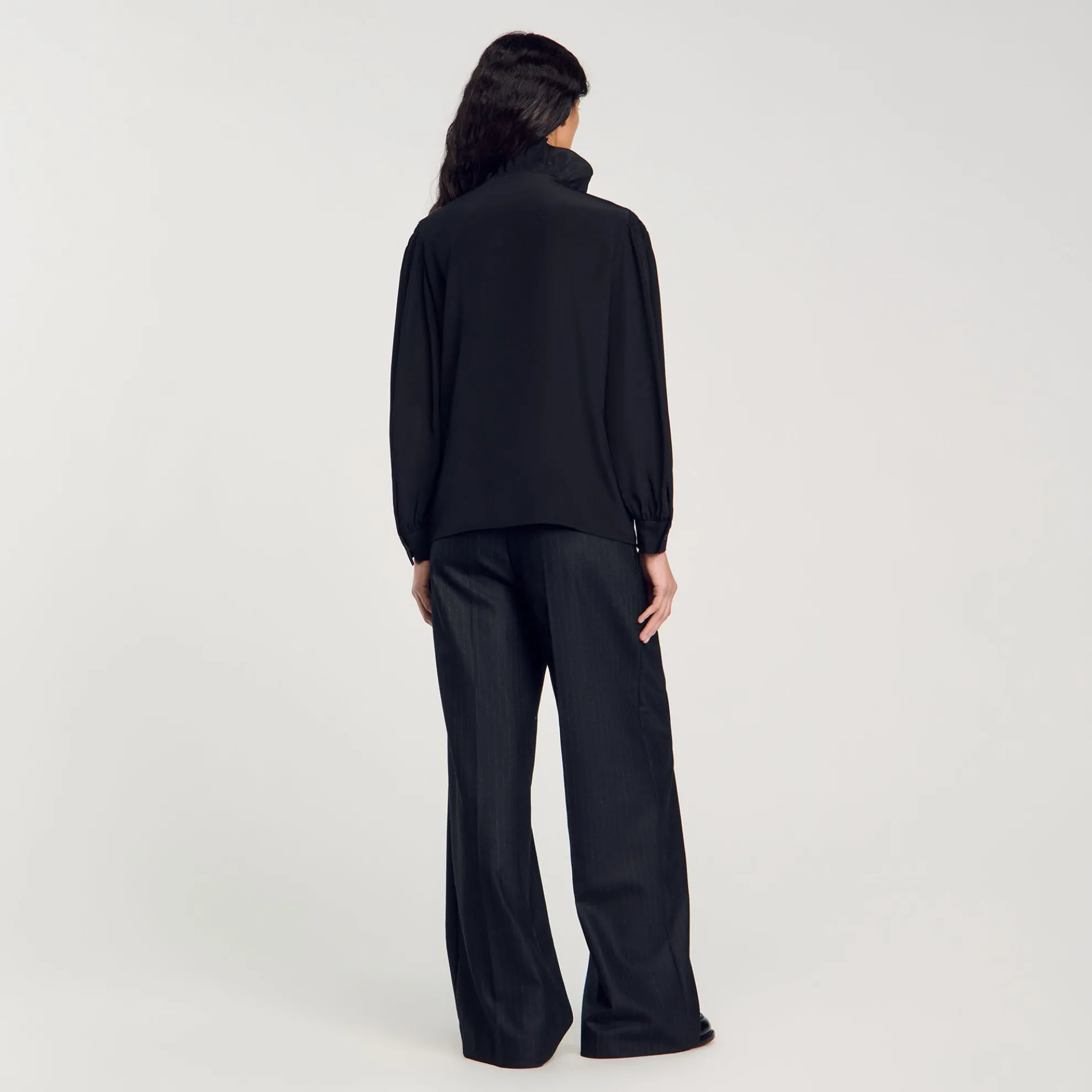 Soepele Overhemdblouse Zijde