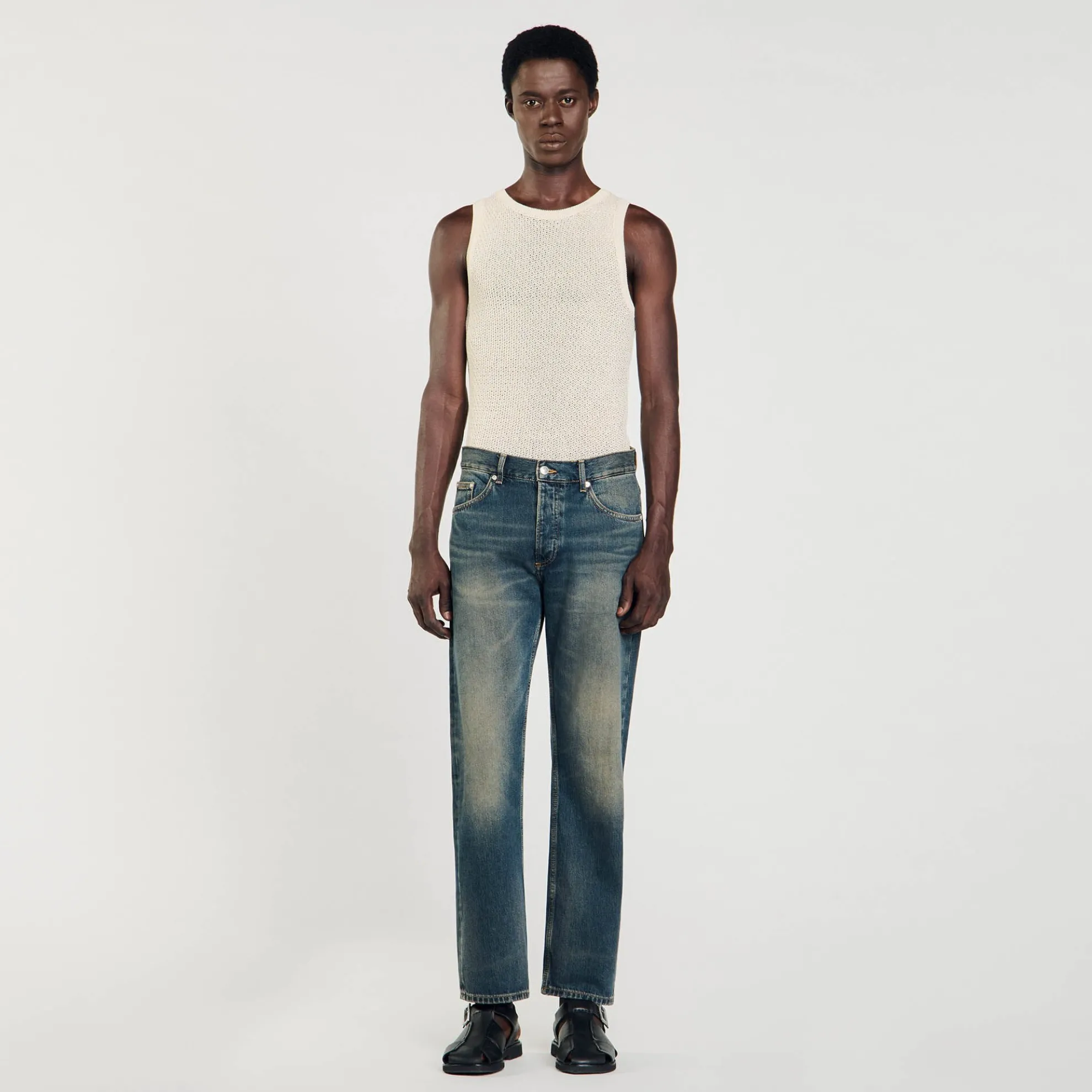 Stone Washed Jeans Regular Fit
