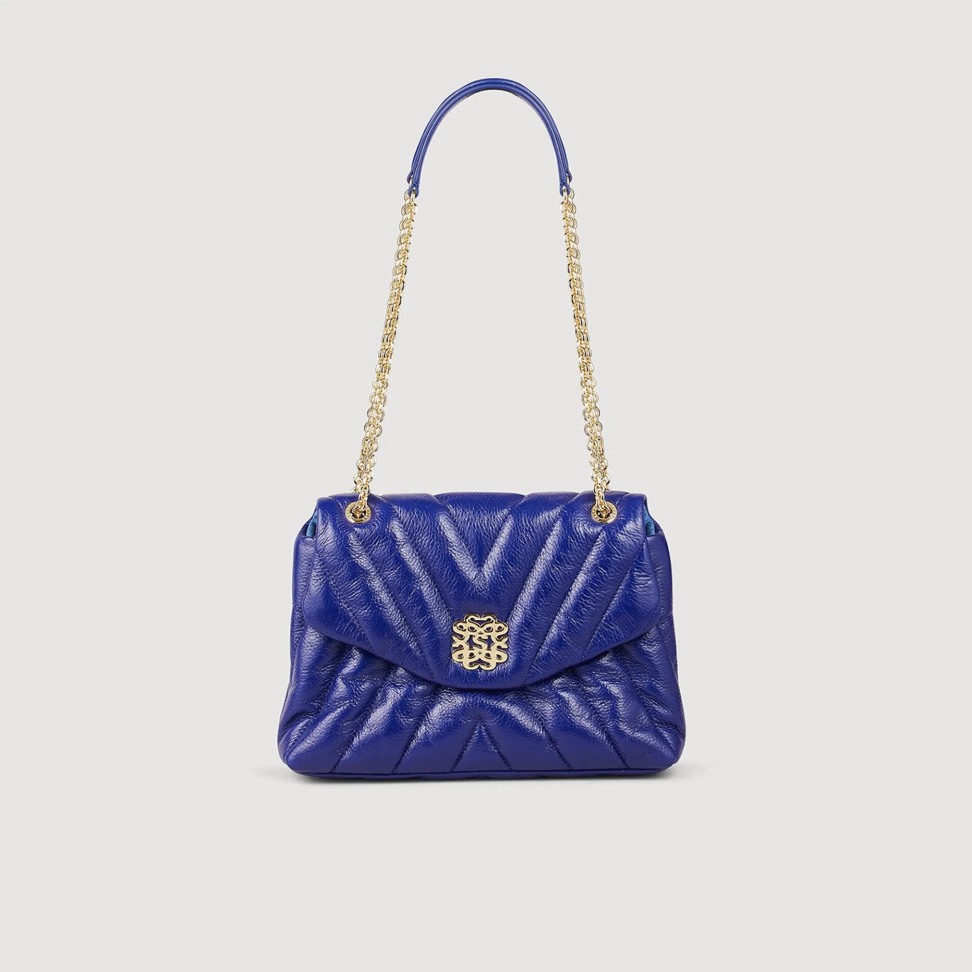 Tas Mila Van Doorgestikt Generfd Leer