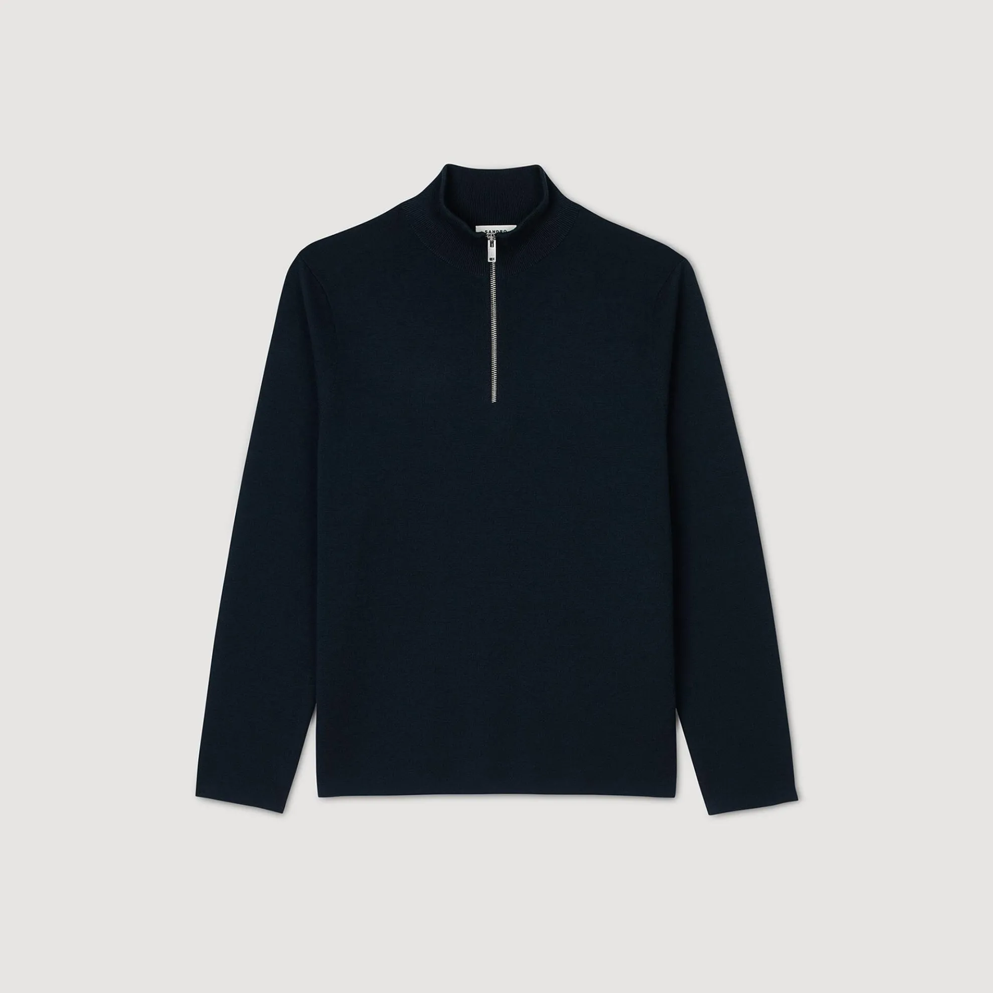 Trui Wol Met Ritskraag