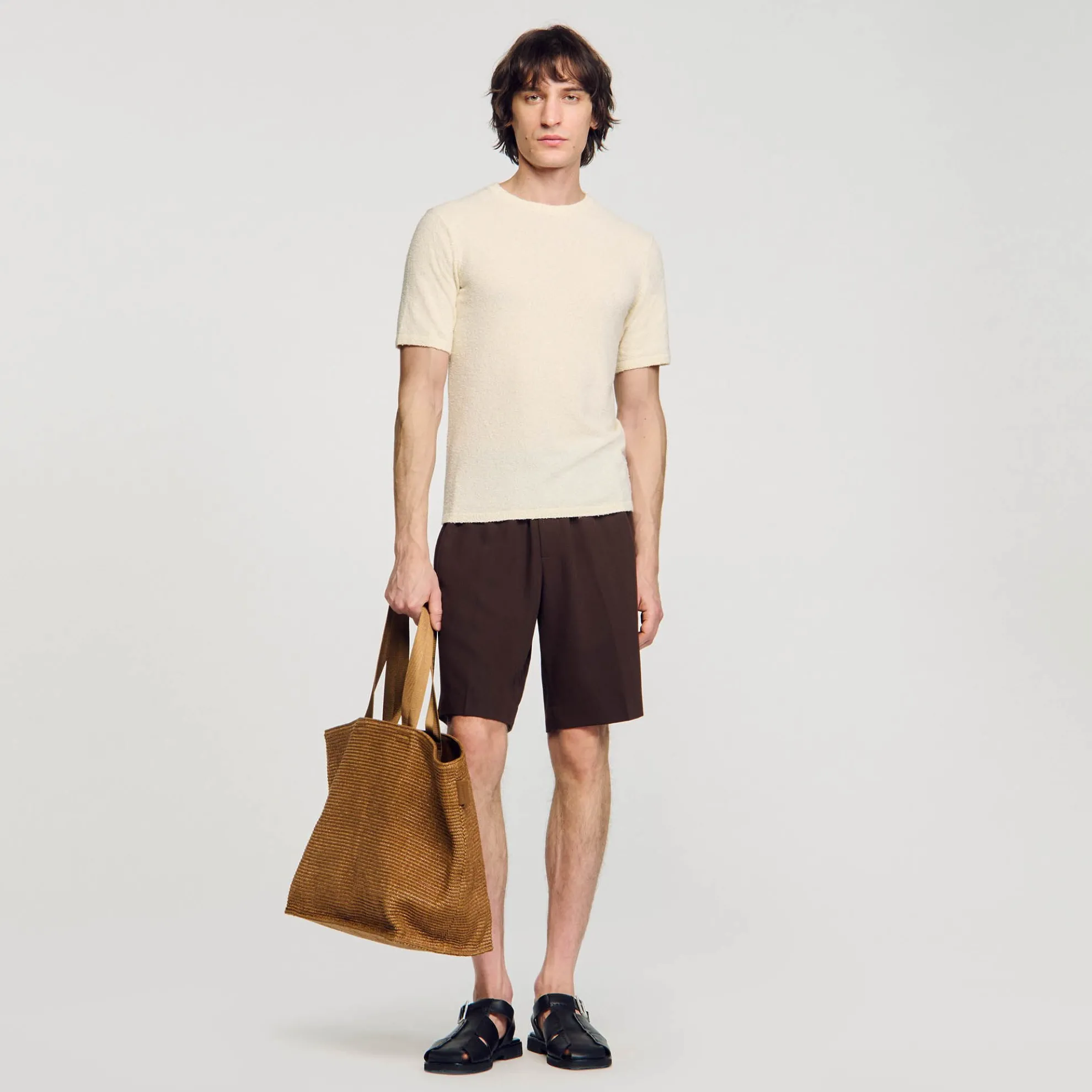 T-shirt Gebreid Bouclé