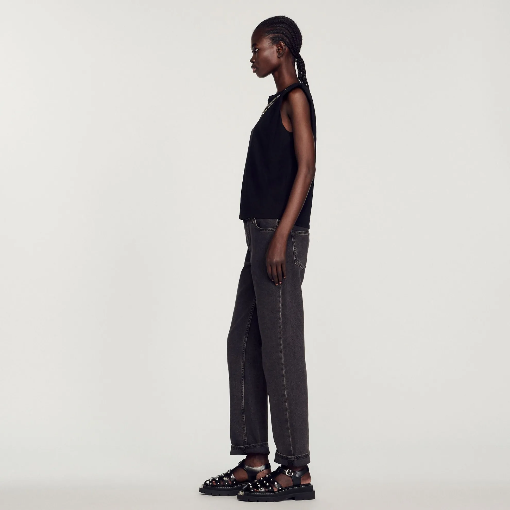 T-shirt Met Druppel Met Stras