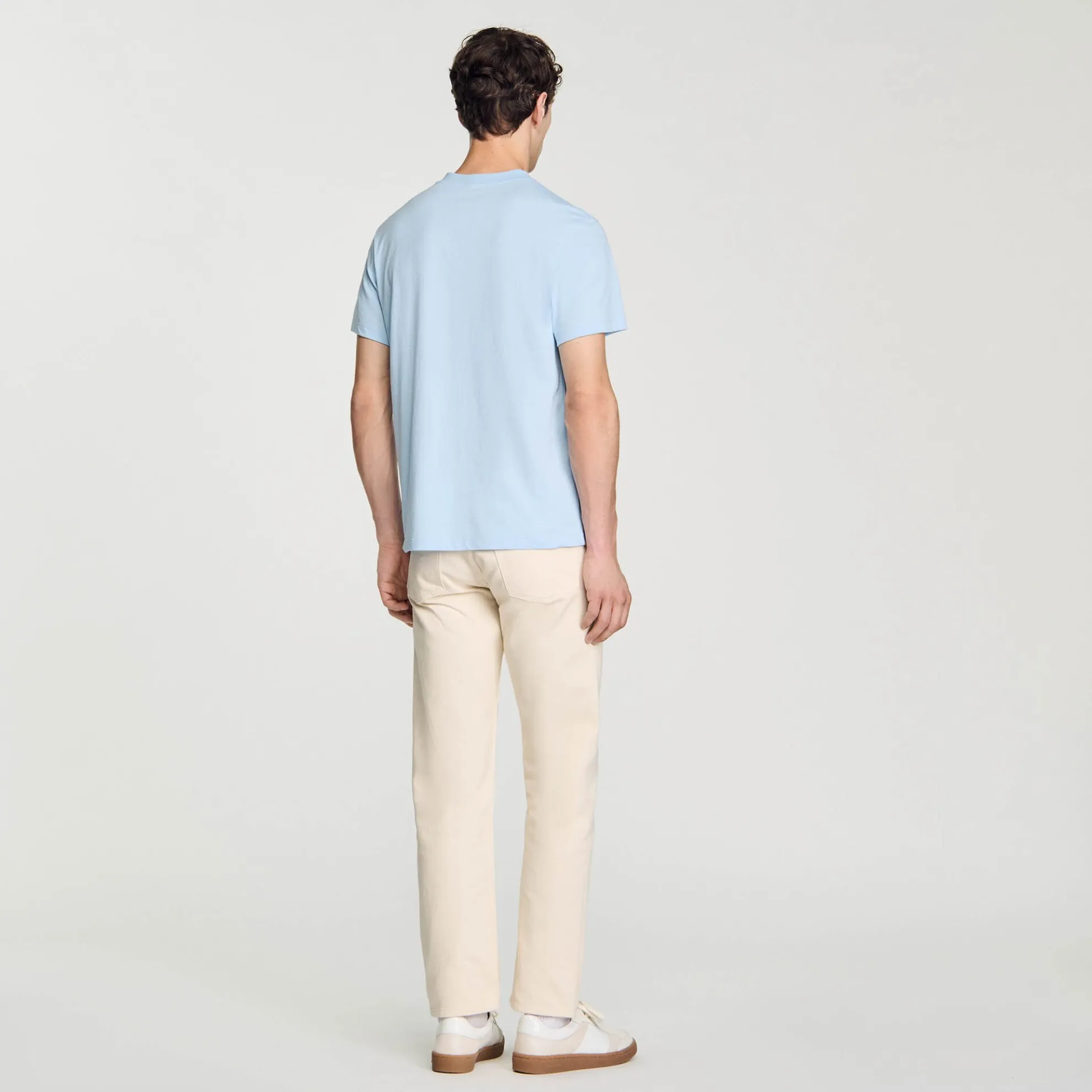 T-shirt Met Square Cross-patch