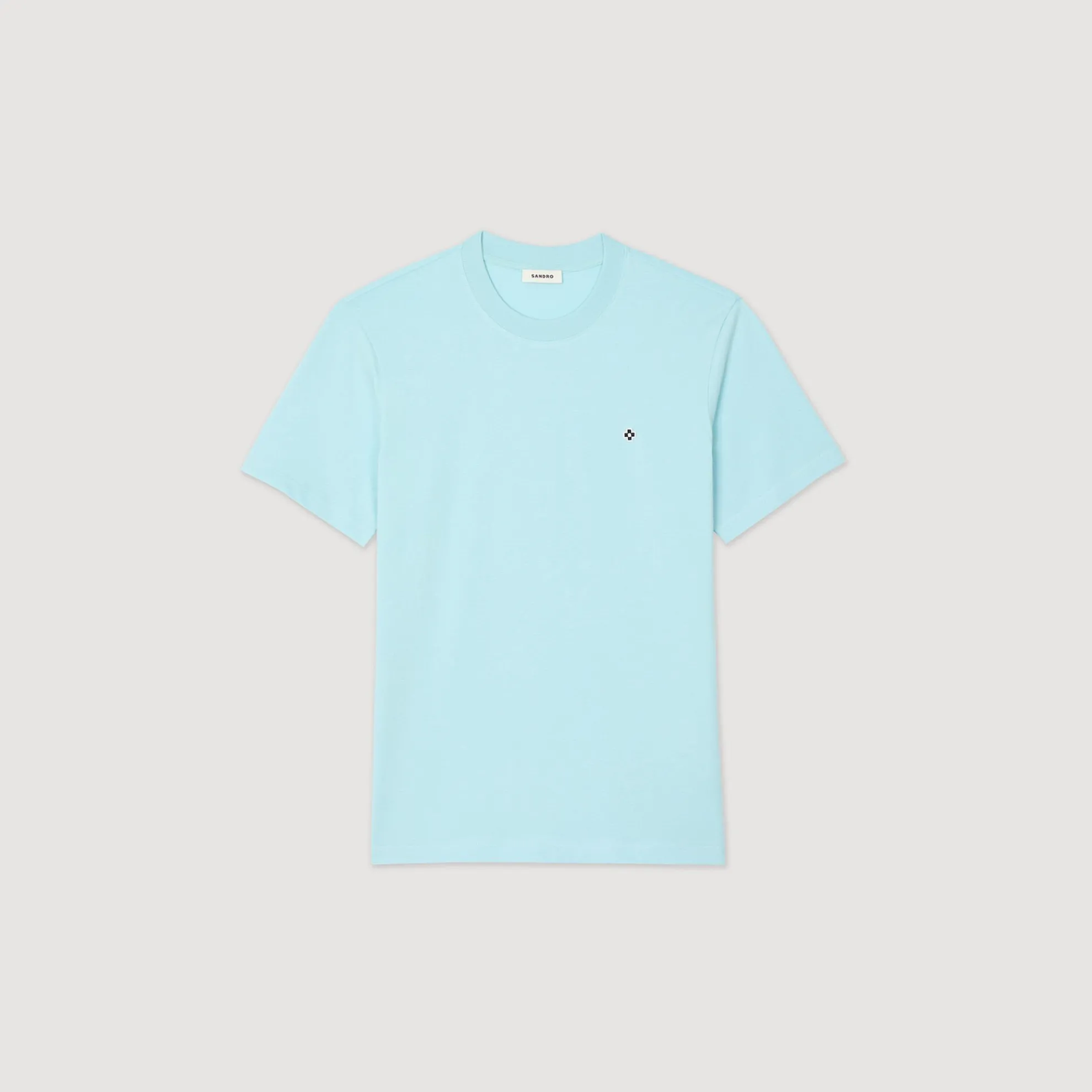 T-shirt Met Square Cross-patch