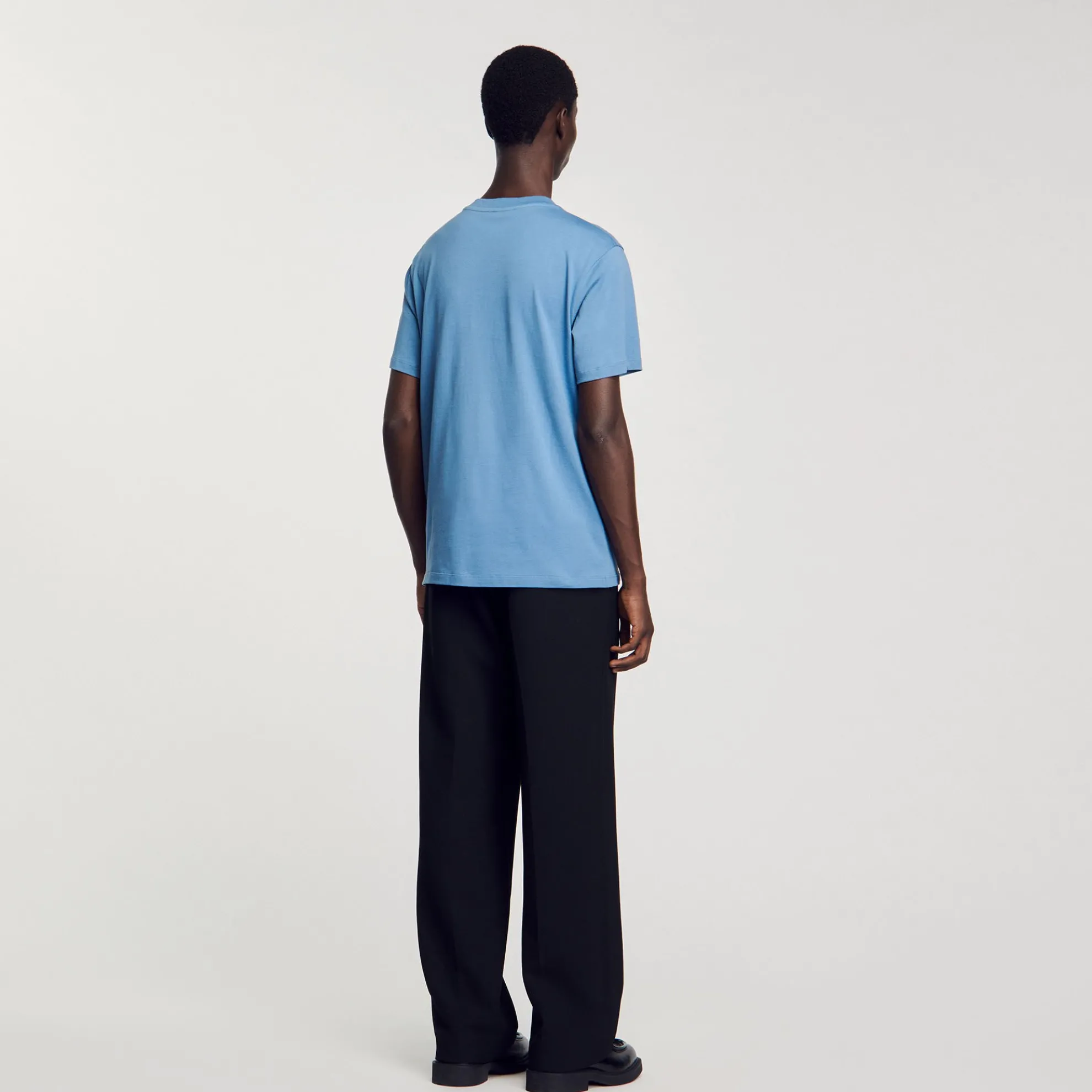 T-shirt Met Square Cross-patch