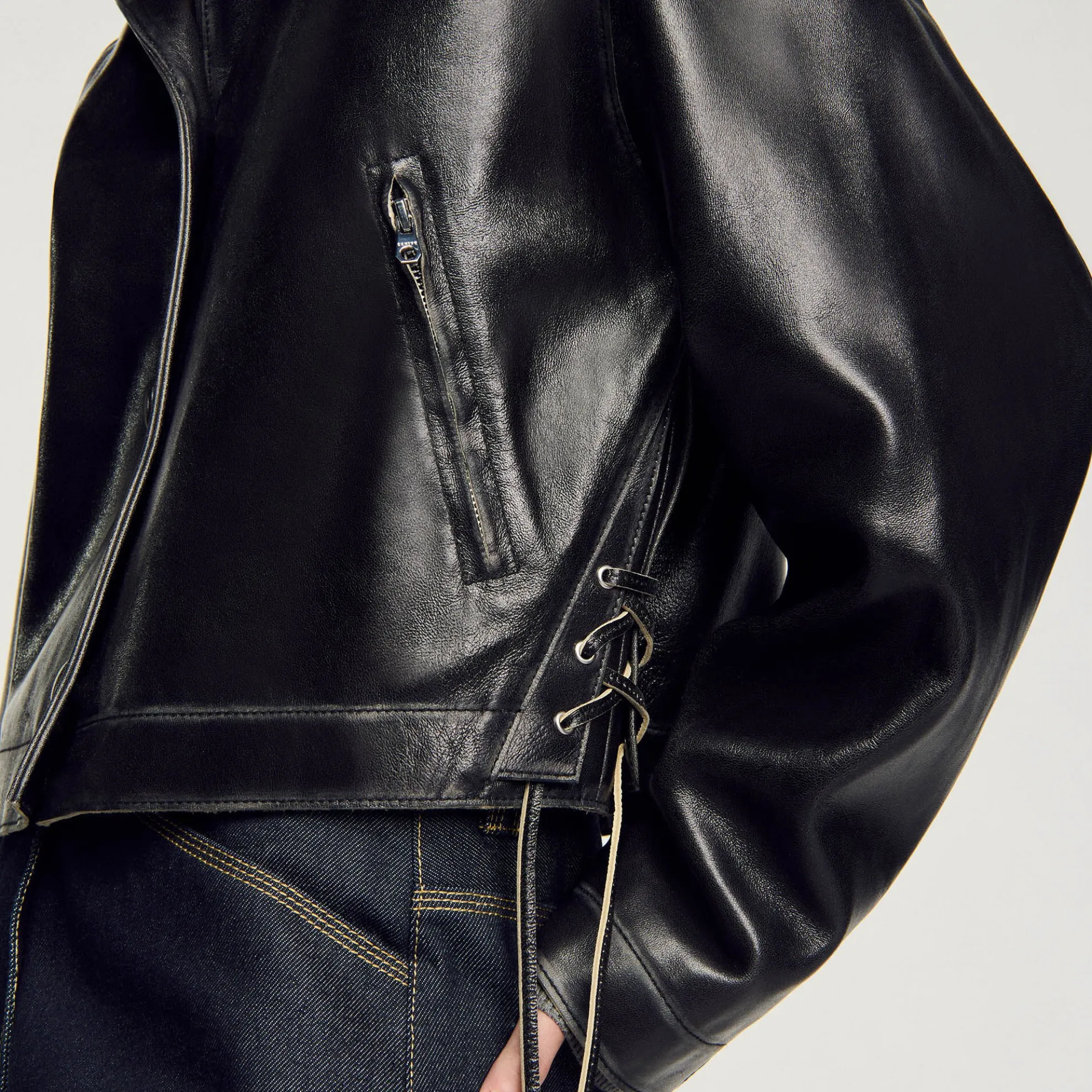 Verouderd Leren Jack