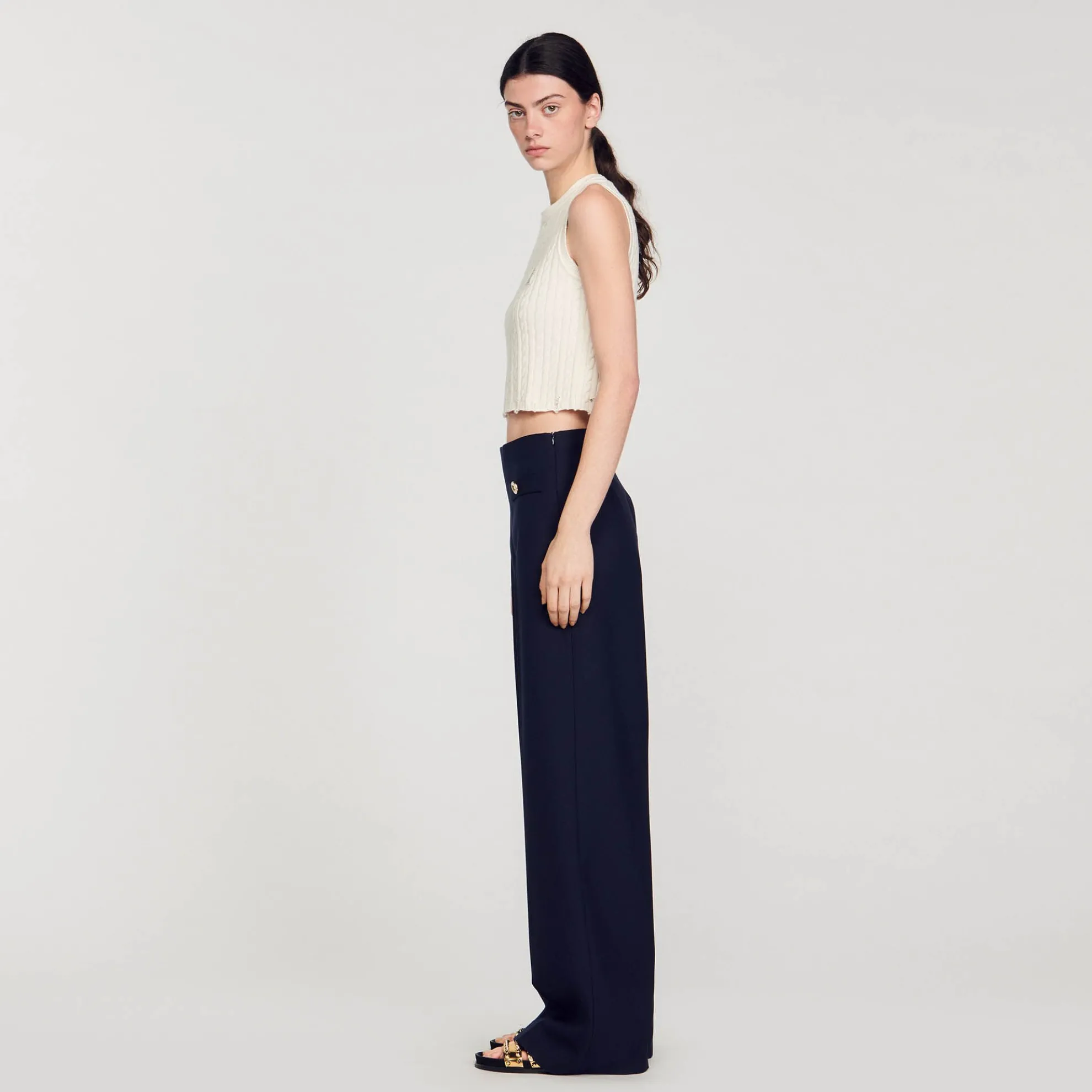 Wijdvallende Pantalon