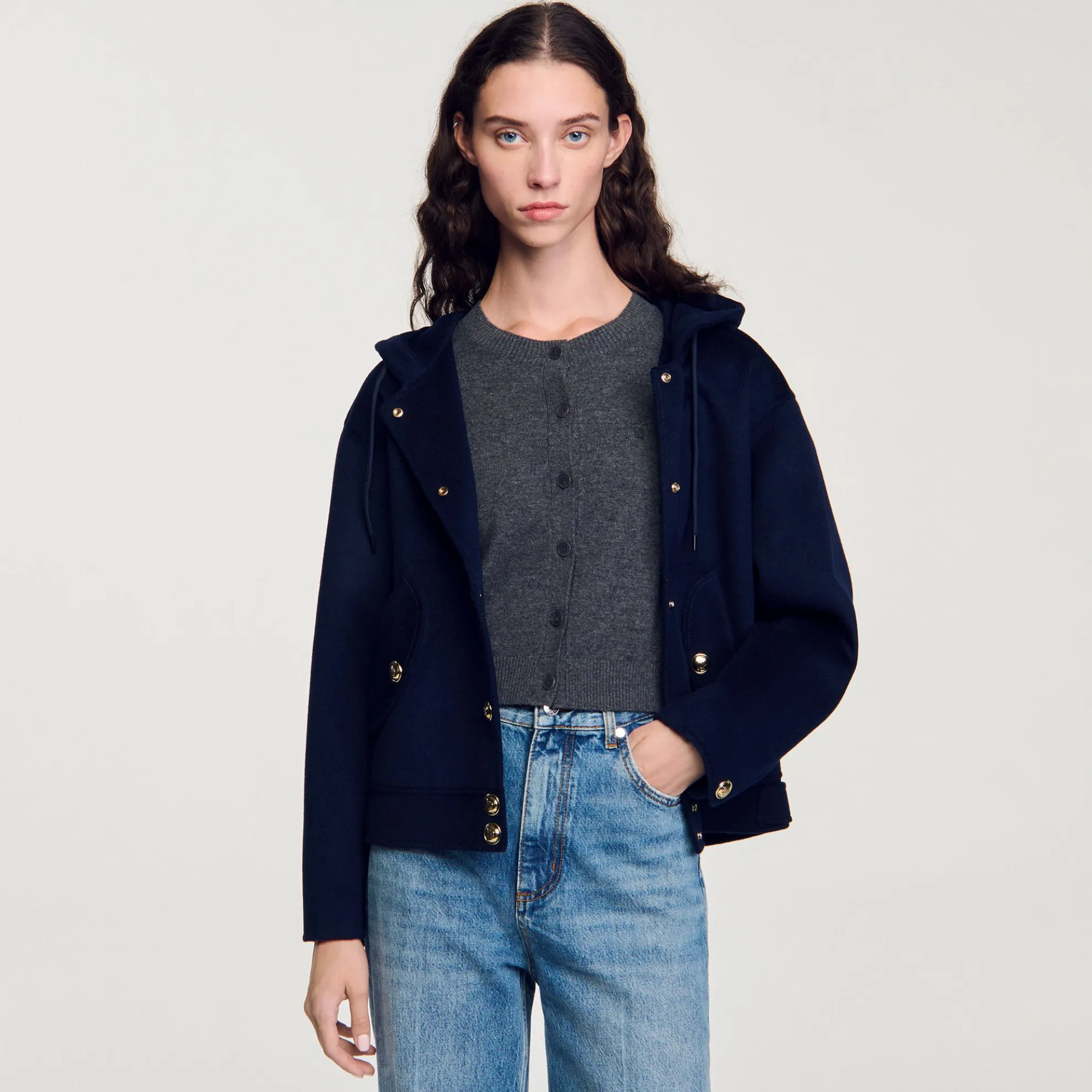 Wollen Dubbelzijdige Jas