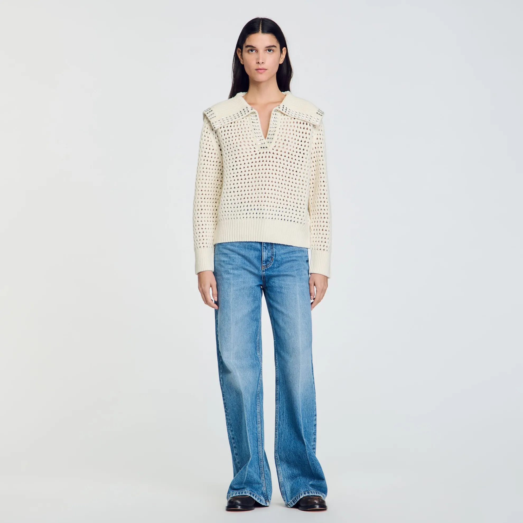 Wollen Trui Met Schipperskraag