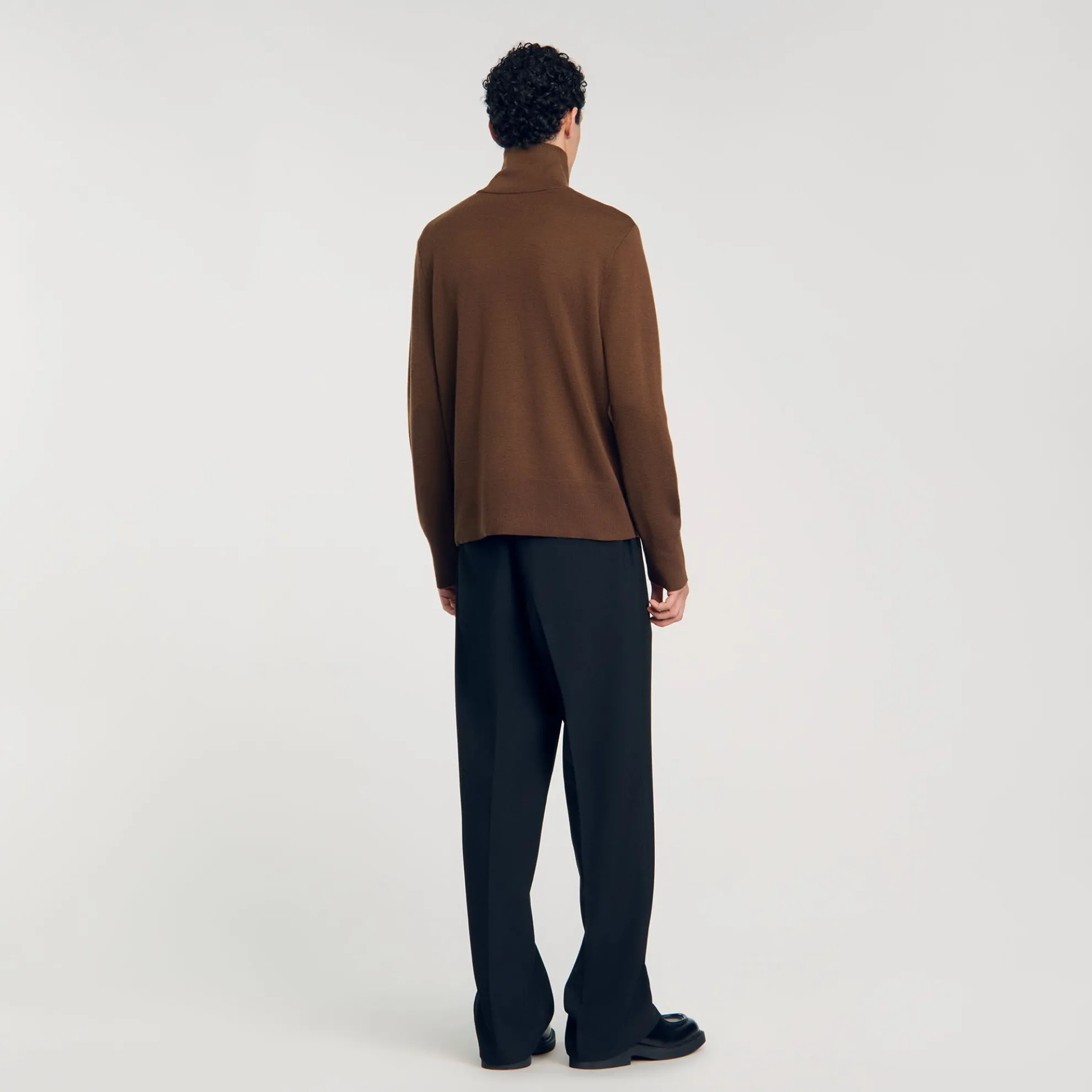 Wollen Vest Met Rits