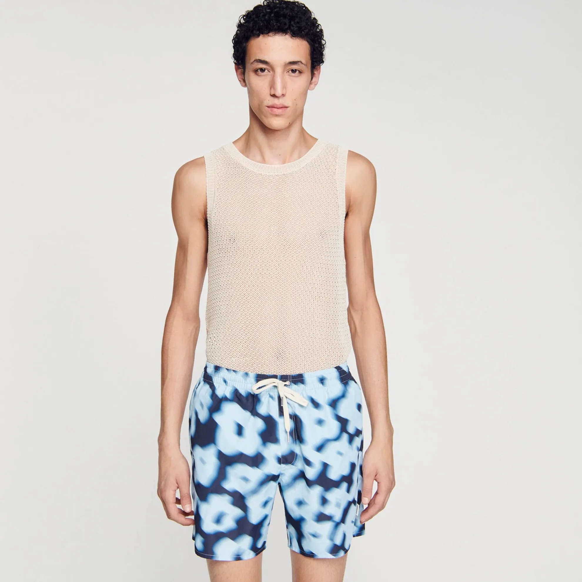 Zwembroek Met Bloemenprint